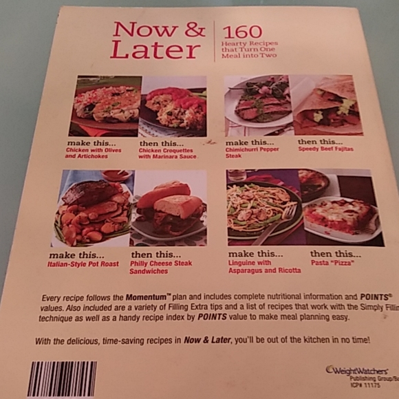 Weight Watchers Now&Later Cookbook - Picture 4 of 4